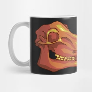 Neon Sheep Skull Mug